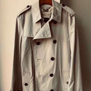 Blueberry Long Trench Coat